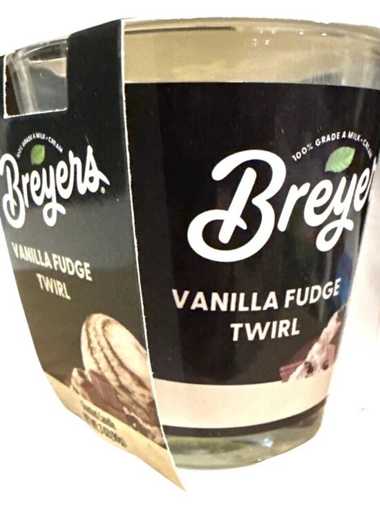 Other - Breyers Vanilla Fudge Twirl Scented Jar Candle 3 oz